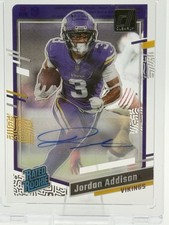 2023 Panini Clearly Donruss - Jordan Addison #70 Autographs (AU, RC)