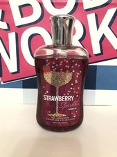Bath  Body Works Strawberry Sparkler Shower Gel RARE