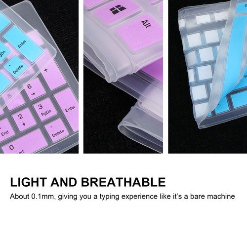 2 PCS Tastaturschutz Tastaturschutzschutz Tastaturhaut Wasserdicht - 第 5/12 張圖片