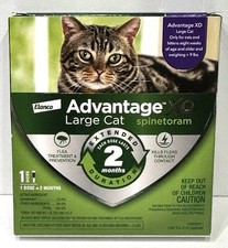 Advantage XD 1-Topical Dose Flea Prevention Treatment for Large Cats, NEW