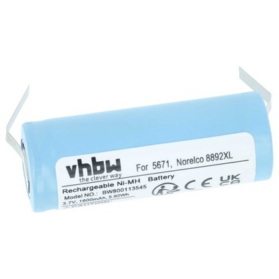 Akku für Philips Norelco 8260XL 8260XLCC 8240XL 8250XL 8270XL Rasierer 1600mAh