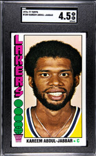 1976-77 Topps Basketball #100 Kareem Abdul-Jabbar VG-EX+ SGC 4.5