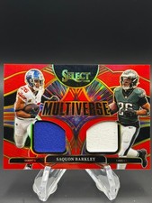 Saquon Barkley  - 2025 Panini Select - Multiverse #MVJ-SBY Red Prizm (MEM)