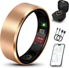 Smart Health Ring 2.0 for Women Men Slim Scratch & Fingerprint Resistant size 8