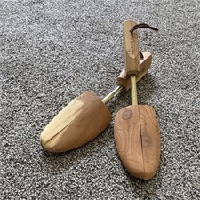 G.H. Bass  Co. Wooden Shoe Trees Wood  Metal Brass Hardware