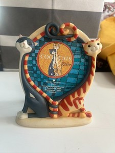 Border Fine Arts Cool Cats Tom & Becky Photo Picture Frame A4435 Toni Goffe 2004