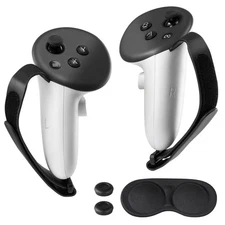 Controller Grips Meta Quest 3s and Quest 3 Adjustable Knuckle Straps Accessories