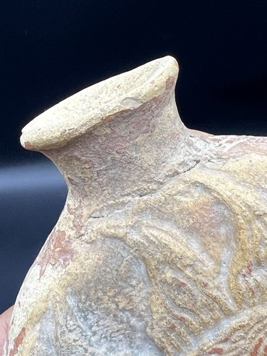 Maceta de terracota zoroástrica que representa el sol y la cara del Cercano... - Imagen 11 de 14