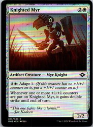 Knighted Myr 017/303 Modern Horizons 2 Foil Common
