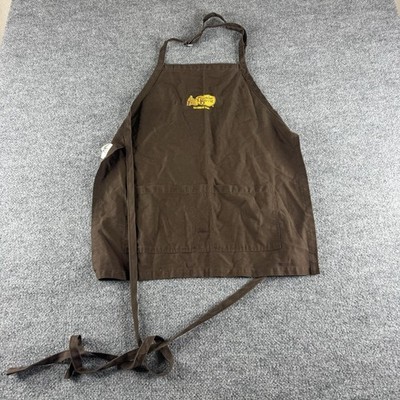 Cracker Barrel Old Country Store Apron Unisex Brown Pockets Kitchen Restaurant
