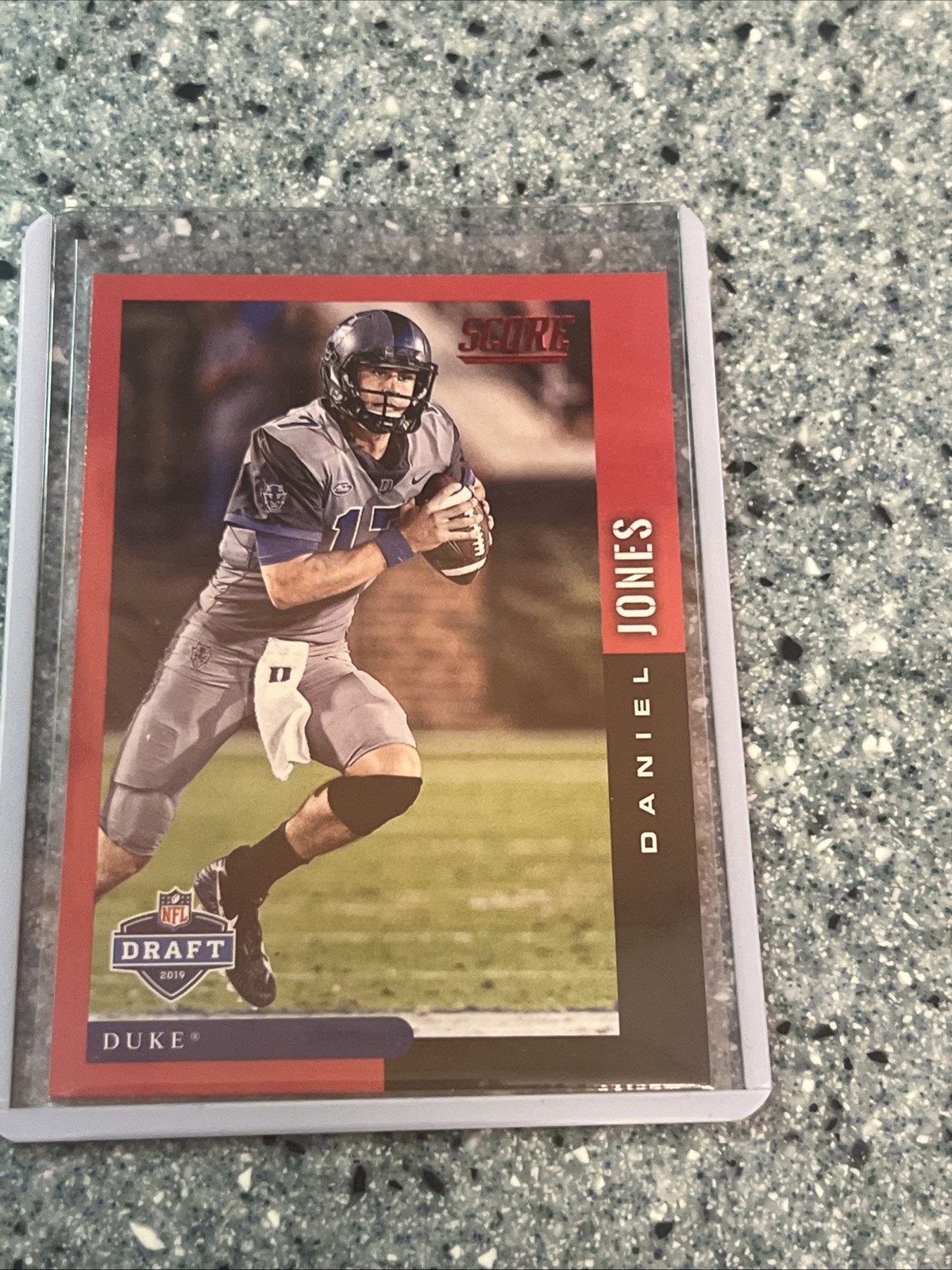 Daniel Jones Panini Score NFL Draft #DFT14 Red