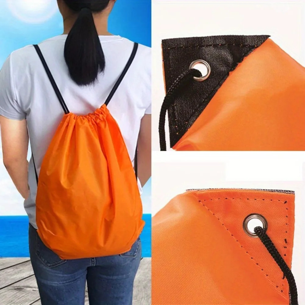 Drawstring Backpack Drawstring Pocket Drawstring Bag for Outdoor Sports Hiking G