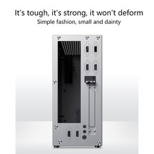 Mini ITX Computer for Case Aluminum HTPC Office Gaming Home Theater Micro Chassi