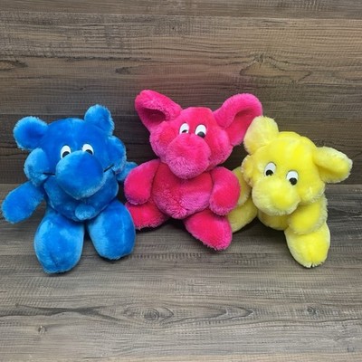 Kodak Kolorkins Plush Advertising Vintage 1980s 9'' Click Shutter Rewind Lot