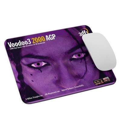 3dfx Voodoo3 2000 AGP Box Art Mouse Pad (9.5'' x 7.75'') - Retro 90s PC Gaming GPU