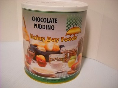 Rainy Day Foods Chocolate Pudding Mix 76oz. #10 Can Survival Camping