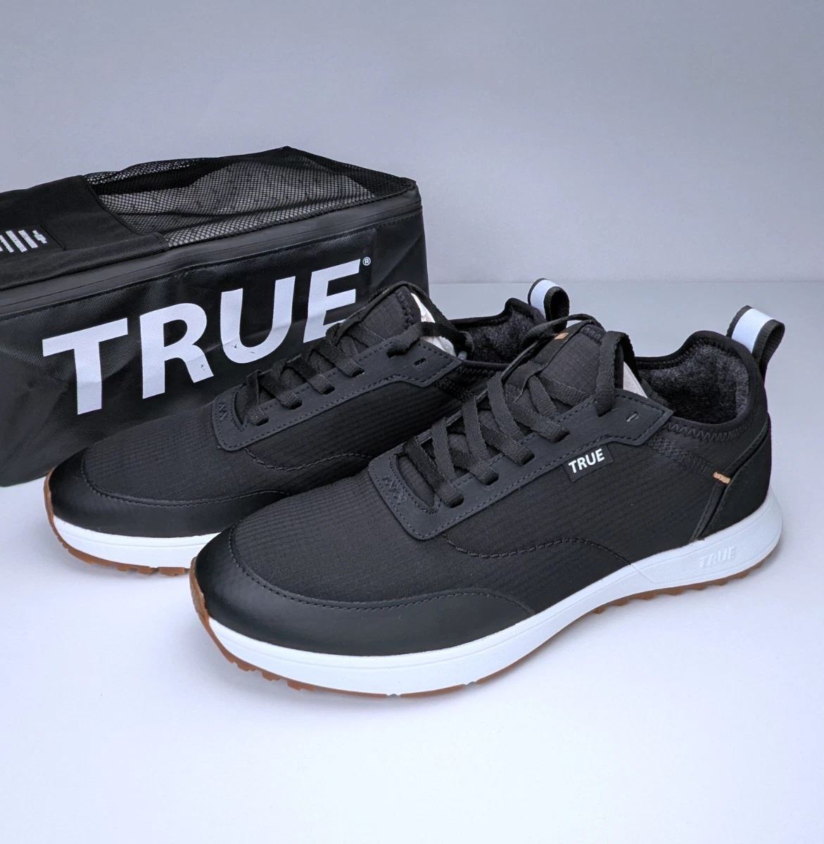 Black Golf Shoes TRUE linkswear for Men for sale | eBay