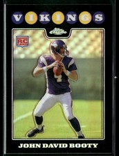 John David Booty 2008 Topps Chrome Refractor Rookie Card RC #TC171 Vikings. rookie card picture
