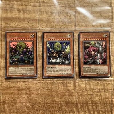 Near-Mint Sphinx Trio: Andro, Theinen, Teleia Yu-Gi-Oh! Cards
