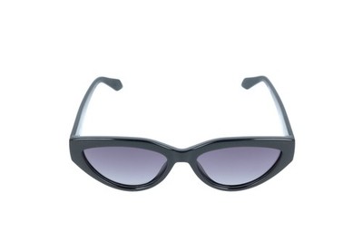 Quay Narrow Down Black Cat eye  Polarized Sunglasses 57-17-145