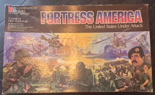 Milton Bradley Fortress America Board Game COMPLETE Vintage 1986 Gamemaster