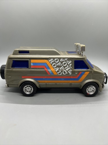Arco Van Toy Truck Friction off road Custom lights up vintage 9” - Picture 4 of 9