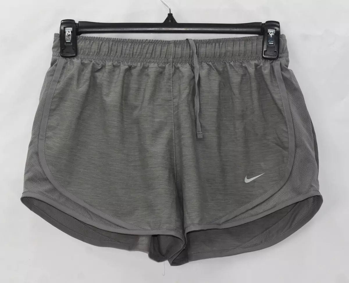 Nike Women s Size M Dry Women s Tempo Dri Fit Running Shorts Gray NwT