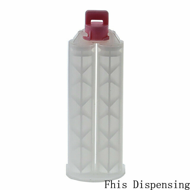 Two-Component AB Plastic Bottles Hose Manual Syringe 24ml 1:1 Pack of 10