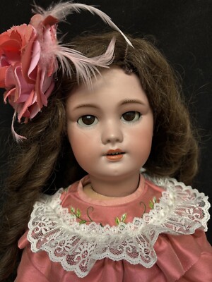 27  DEP Doll - TETE 12 Antique French Doll Jumeau Bisque Head - Good Condition