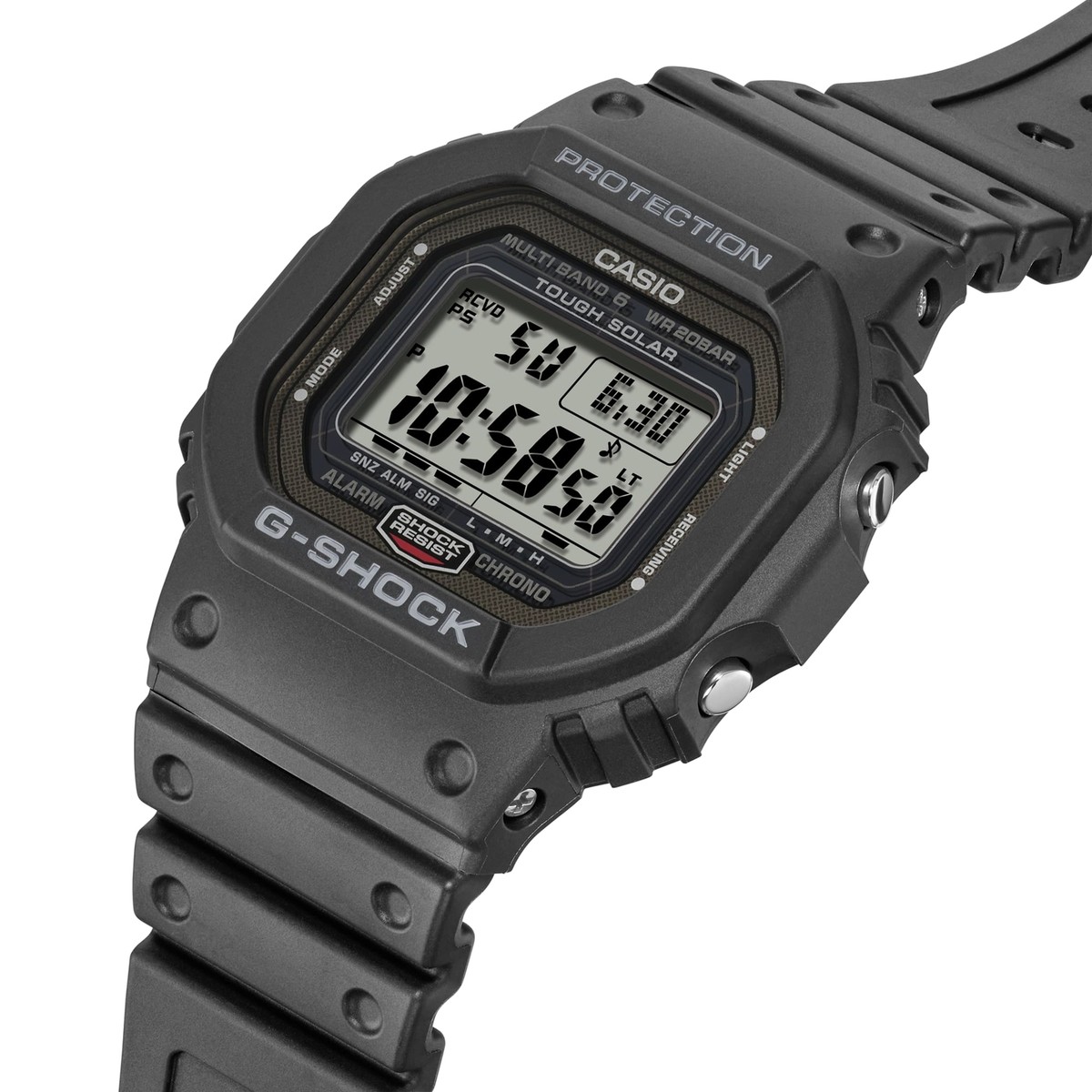 CASIO G-SHOCK GW-5000U-1JF Radio Solar Digital Watch Black 42.8mm