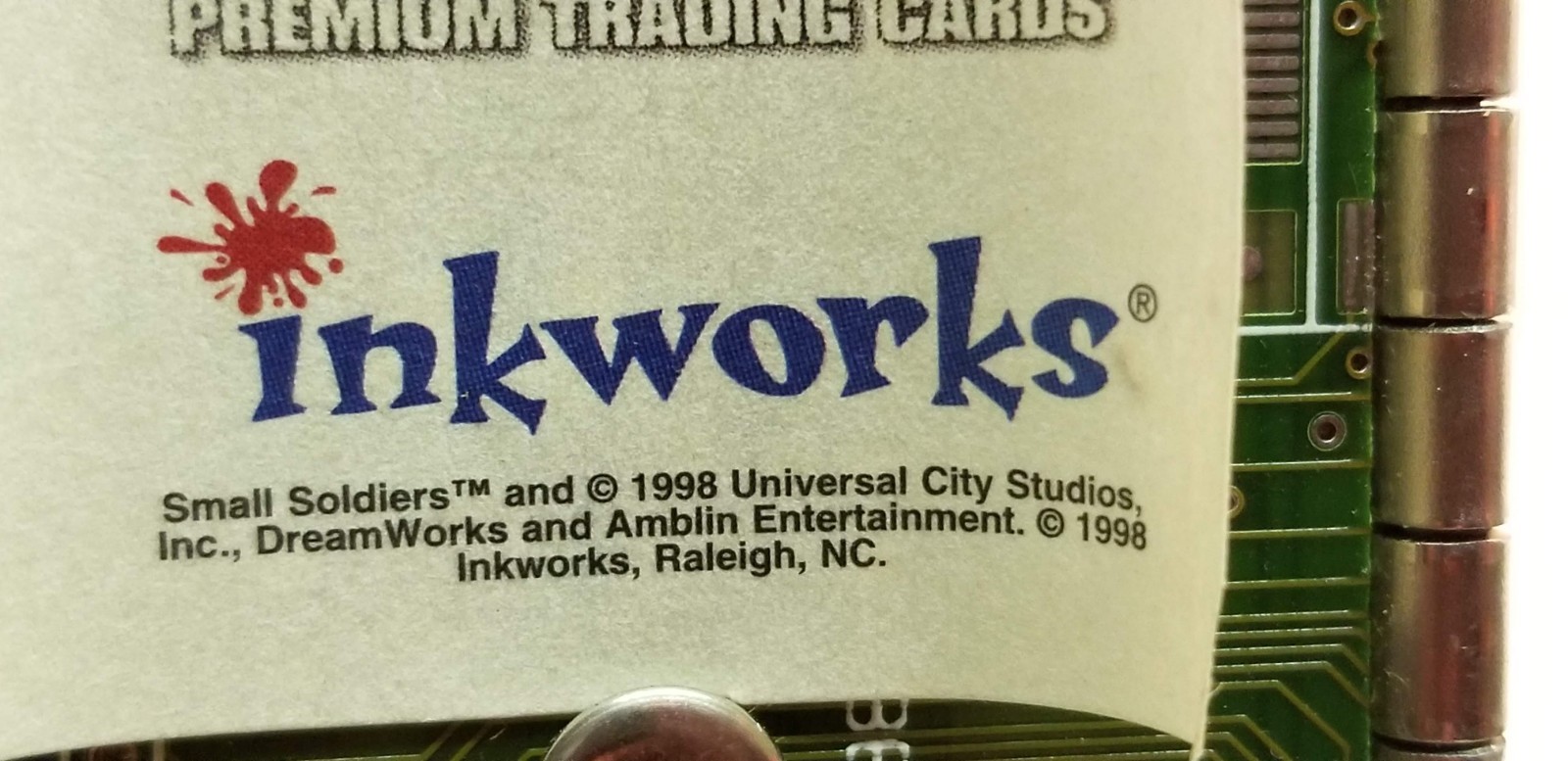 Small Soldiers Premium Trading Card Album Binder Semiconductor Material Unique 