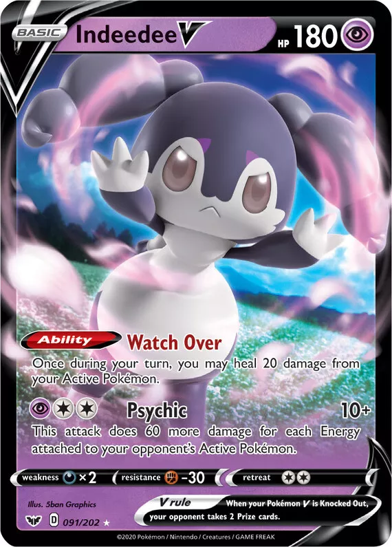 Mawile 129/202 NM in Portuguese Sword & Shield Pokémon TCG