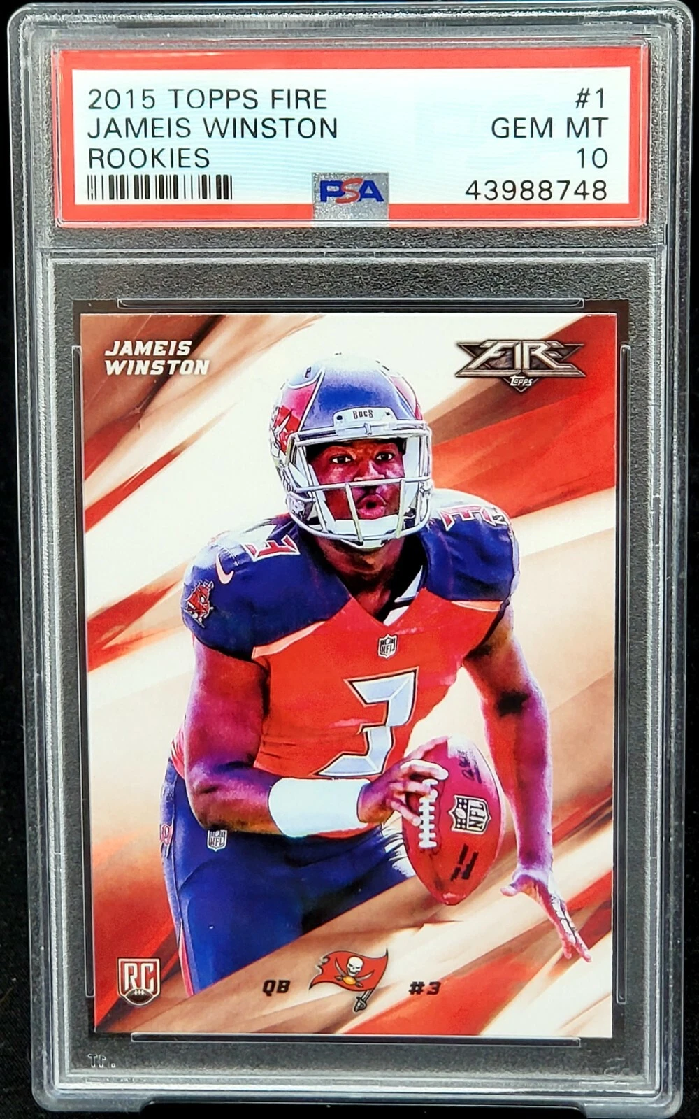 Jameis Winston Topps Fire Rookies #1 Base