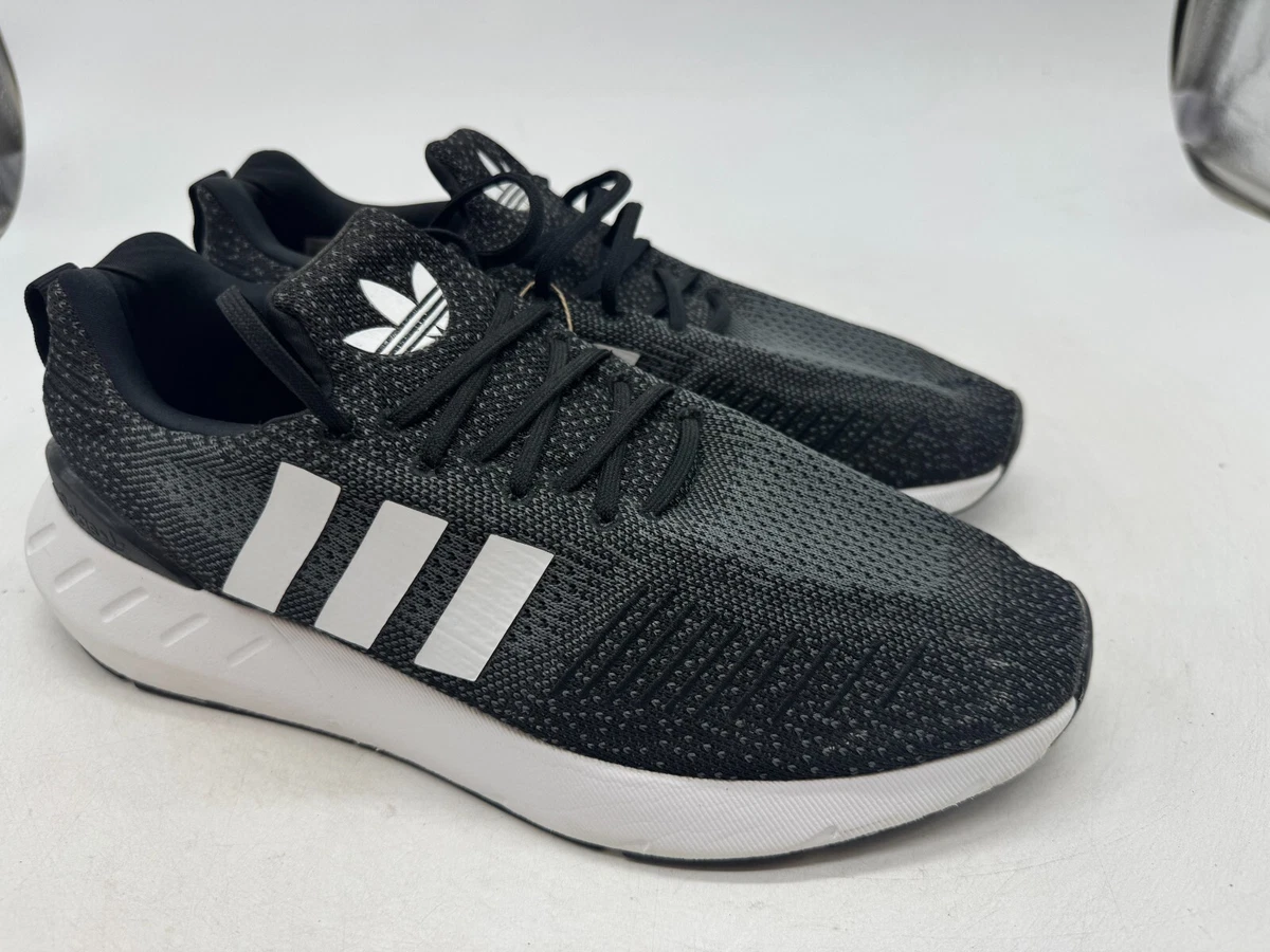 2022 Adidas Swift Run 22 Dark Grey Black Running Shoes - Men\'s Size 12 USED adidas Swift Run 22 Black | eBay main image 4