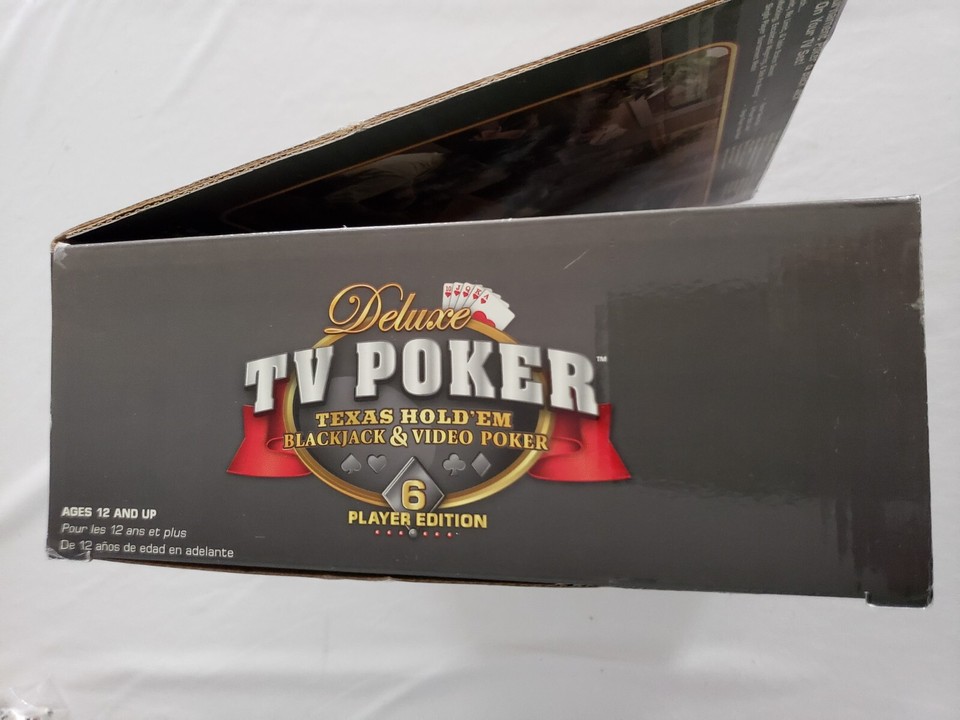 Deluxe TV Poker Texas Hold 'em Blackjack Video Poker 6 Player Edition