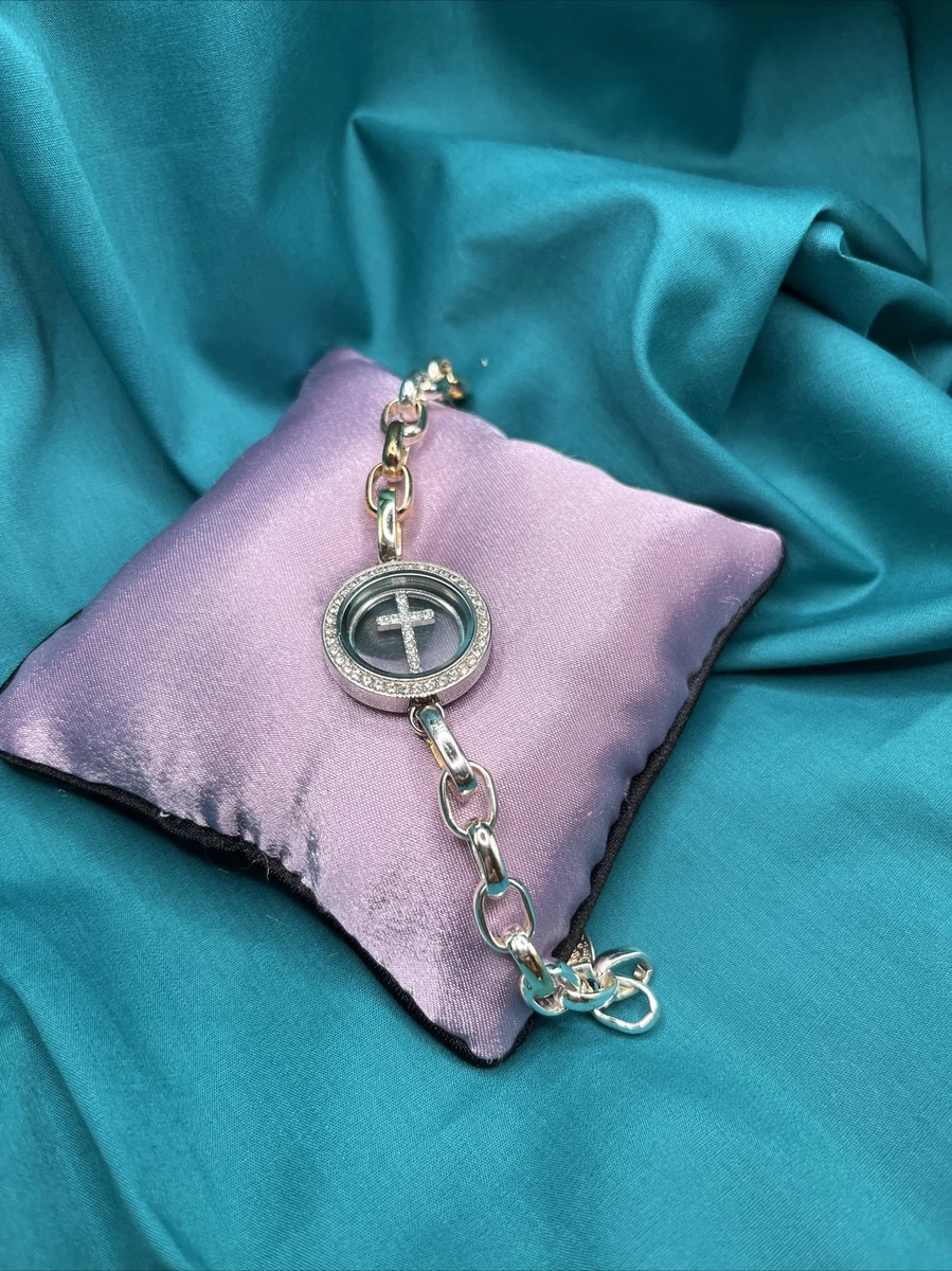 Origami owl cross bracelet discount