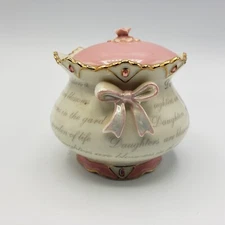 The Hadley Collection Music Box Precious Daughter Heirloom Always In My Heart