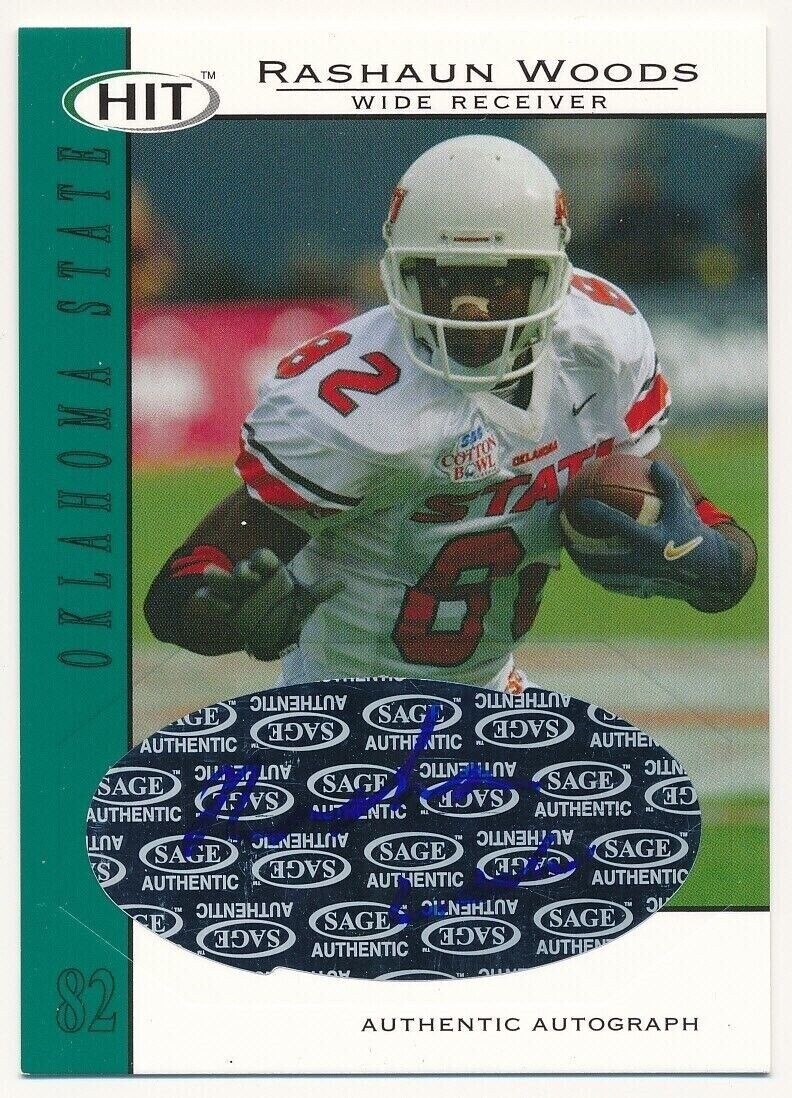 Rashaun Woods SA-GE Hit Autographs #A41 Base
