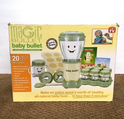 magic bullet baby bullet 20 piece set