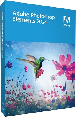Adobe Photoshop Elements 2024 Software Vollversion Windows + MacOS I NEU+OVP