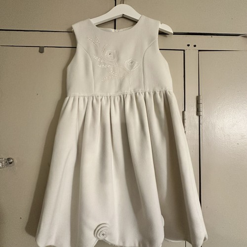 White Christmas special occasion party dress & Coat age 5 - 6 Winter Wonderland - Picture 11 of 21