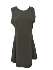 Molly Bracken Khaki Green Sleeveless Dress NWT Size XL