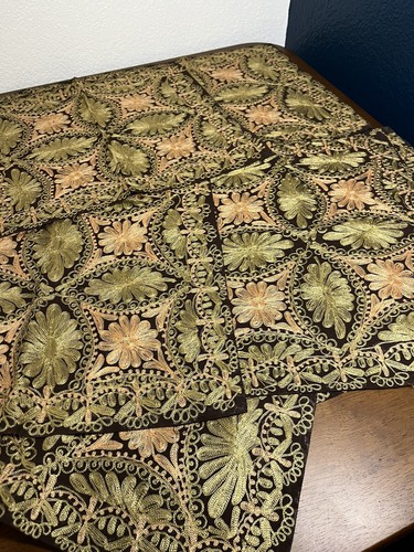 Vintage Batik Boho Wall Art Fabric Tapestry Tablecloth Throw - Picture 4 of 7