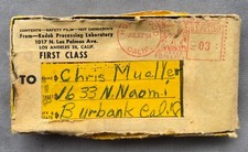 CHRIS MUELLER Disneyland JUNGLE CRUISE Sculptor 1954 Kodak Box BURBANK HOME FIRE