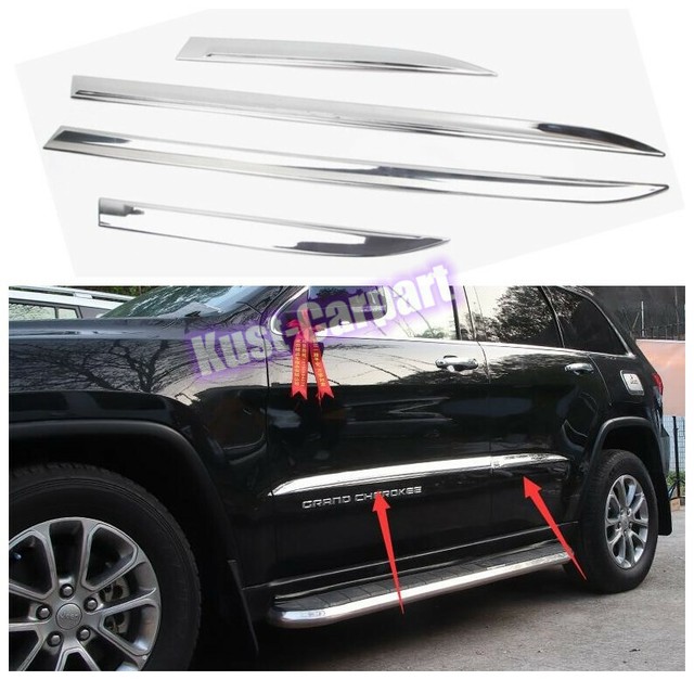 FOR Jeep Grand Cherokee 20142020 abs Chrome Car Body Door Side Molding