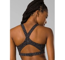 Prana Chakara Support Bra New Women's Size XS Crisscross Racer Back Adjustable
