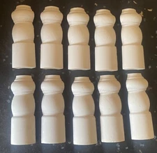 10 x Wood Radius Baseboard Outside Corner Block Trim Moulding