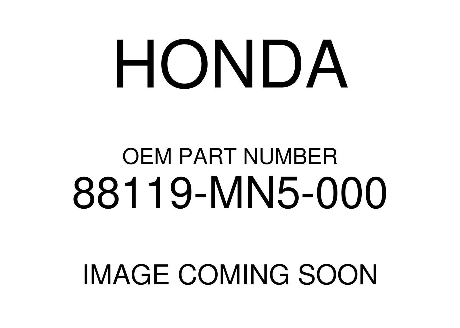 Honda 1988-2000 Goldwing GL Set Plate 88119-MN5-000 OEM for sale 