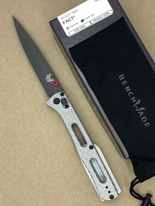 New Benchmade 417gy 1901 Limited Edition Fact Knife S30v Blade Silver G10 Handle Ebay