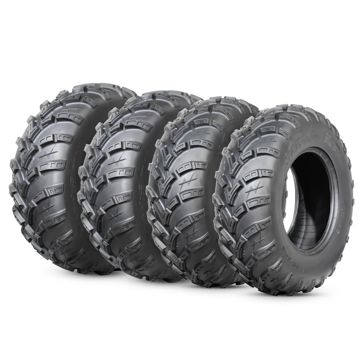 HALBERD 6PR ATV/UTV Tires 25x8-12 Front & 25x10-12 Rear All Terrain 25x8x12 25x10x12 Trail Sand Off-Road Tires Set of 4 - Walmart Supplies